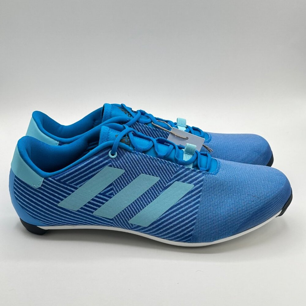 Men's Adidas The Road Shoes Blue Rush Cycling Road Shoes GY6829 Size 9.5 NEW - Picture 3 of 11